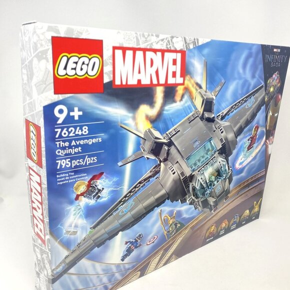 LEGO Marvel The Avengers Quinjet 76248 Spaceship Minifigures Infinity Saga NEW - Picture 2 of 10